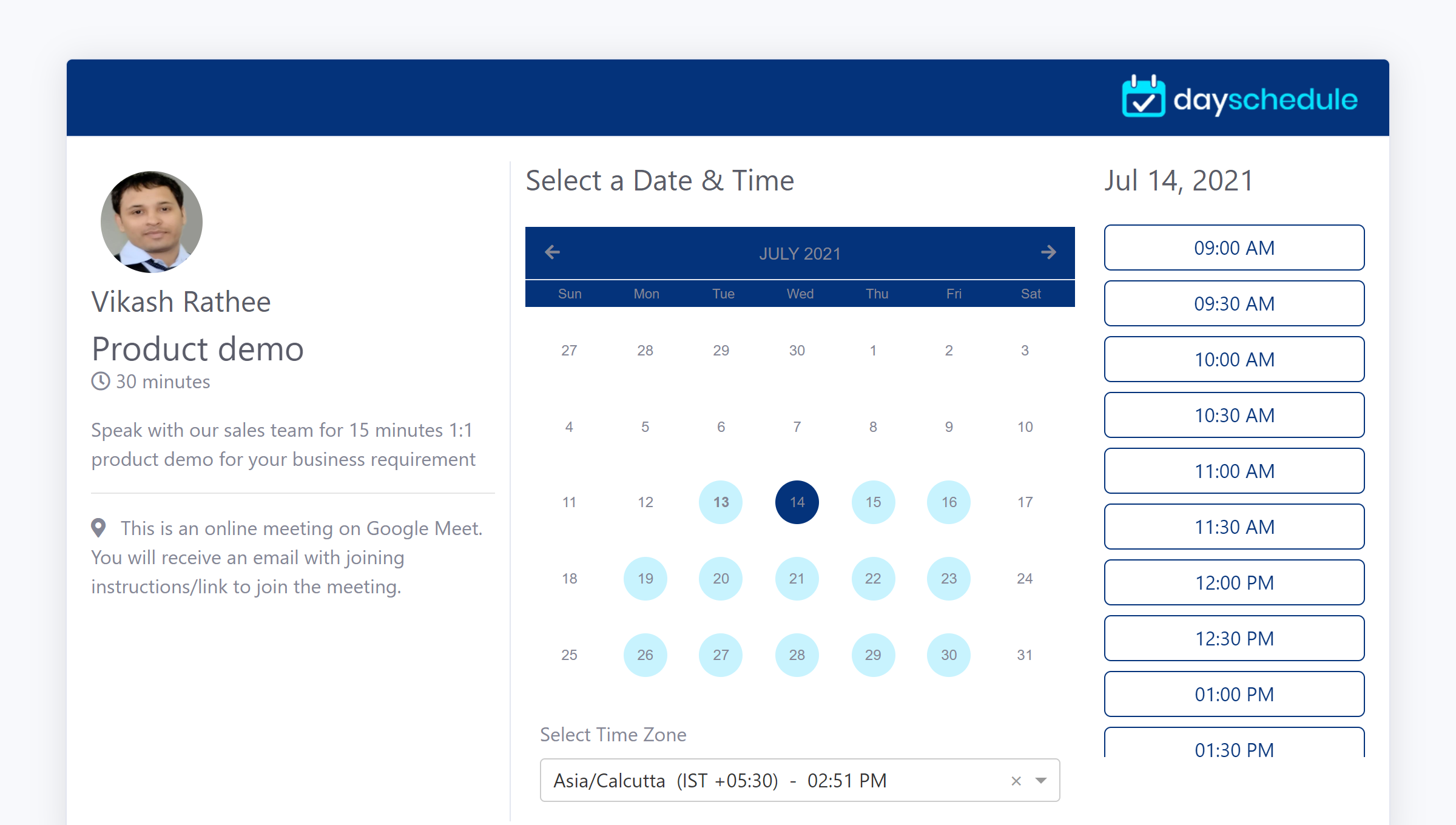 DaySchedule - Screenshot 1