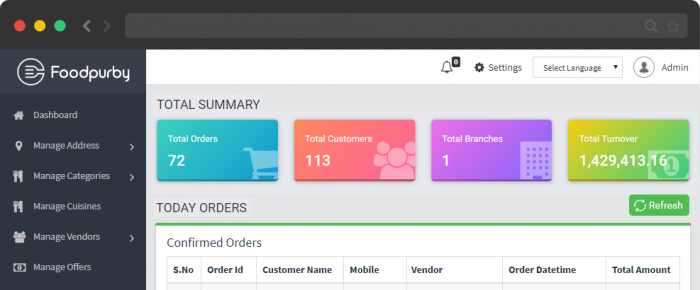 Custom UberEats clone PHP script app for food delivery business - Screenshot 1