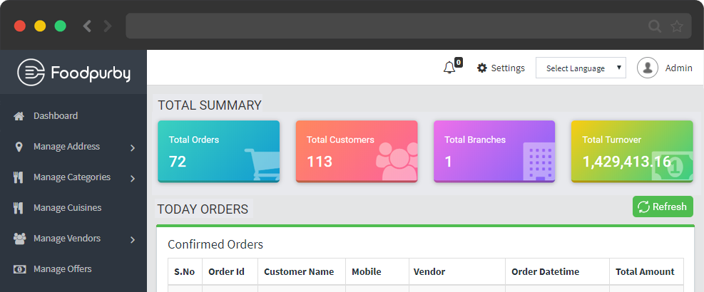 Custom UberEats clone PHP script app for food delivery business - Screenshot 1