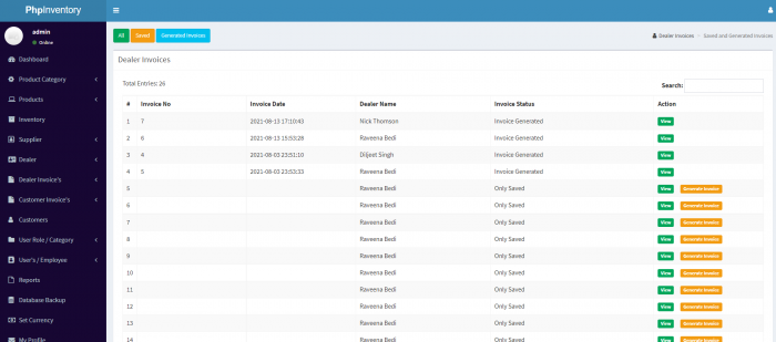 Php Inventory Management - Screenshot 11