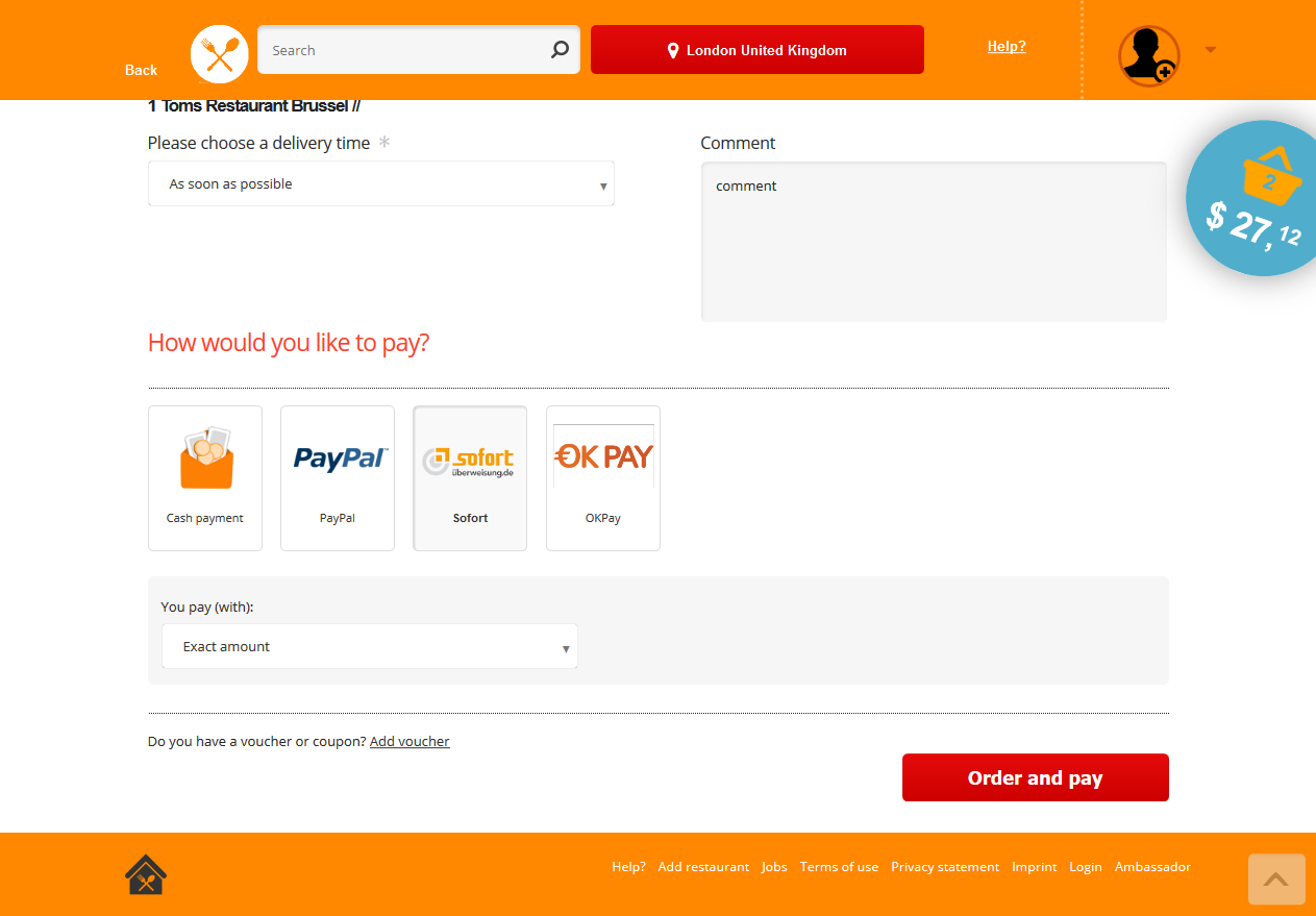 Food Order Delivery Script Topscripts4you - Screenshot 3