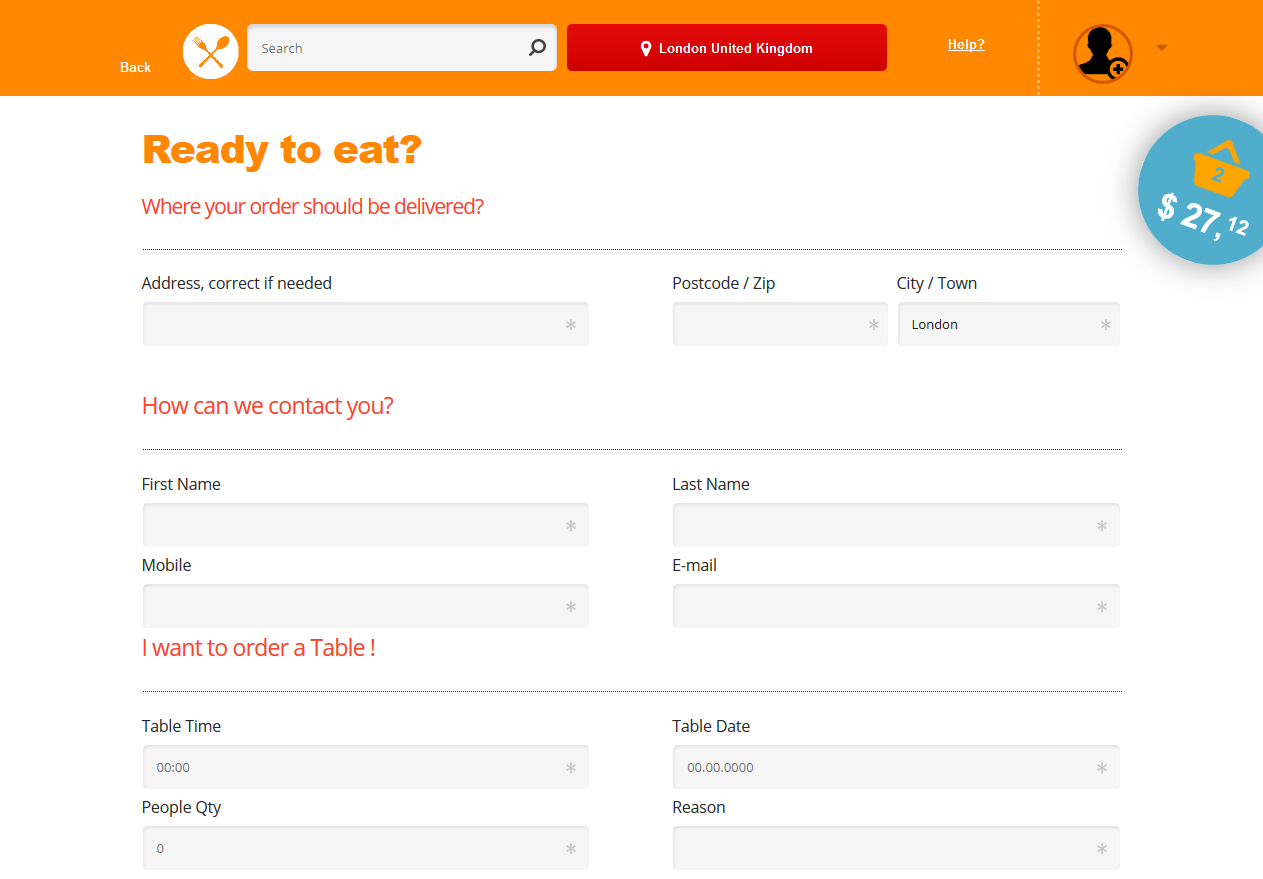 Food Order Delivery Script Topscripts4you - Screenshot 2