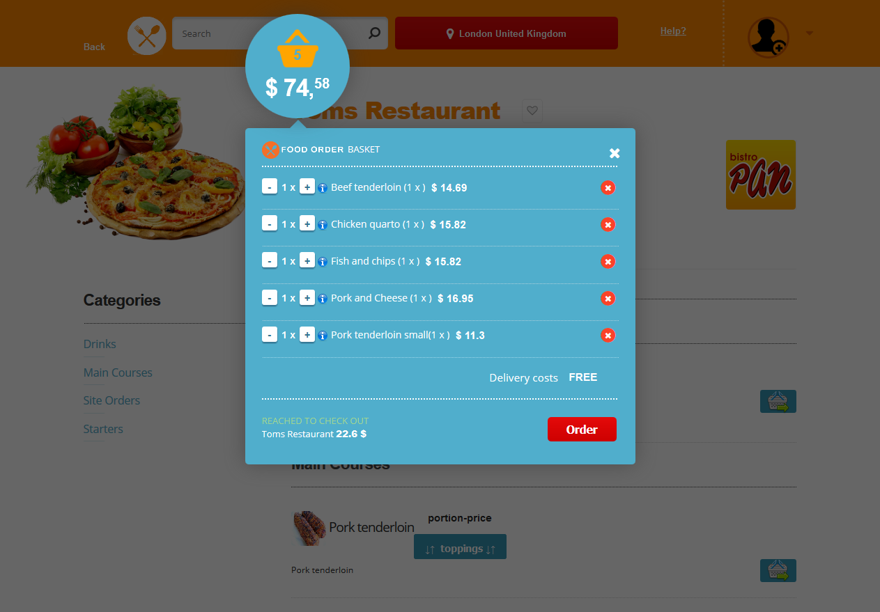Food Order Delivery Script Topscripts4you - Screenshot 5