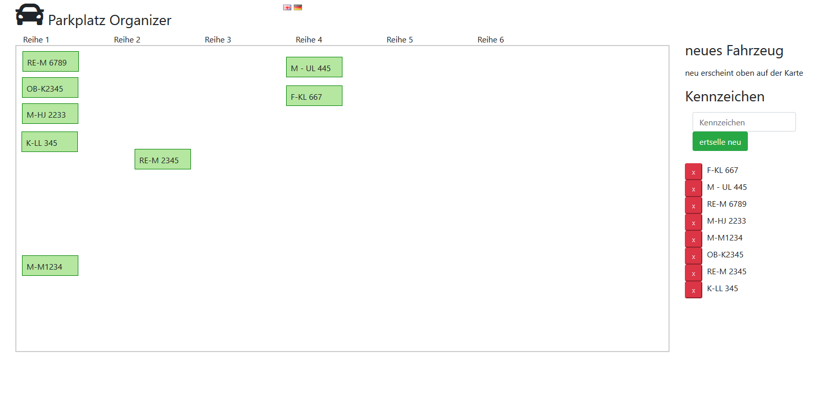Parking Organizer - Screenshot 2