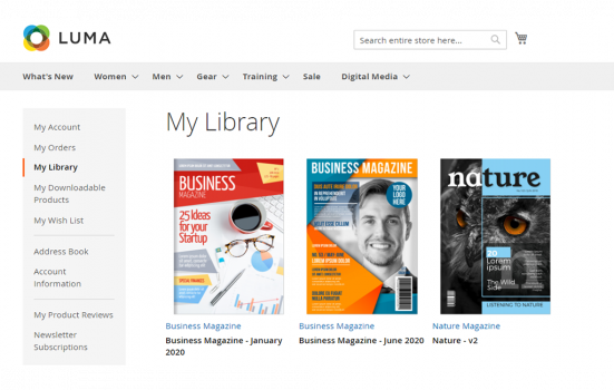 Visit Listing - Digital Media for Magento 2 Digital Media for Magento 2 - Screenshot 2
