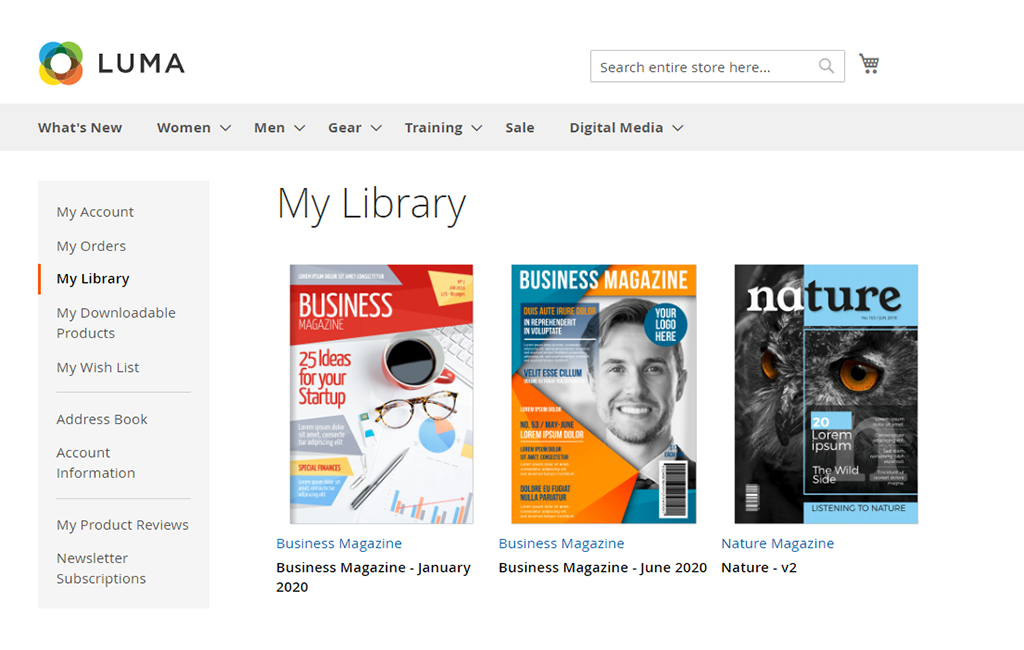 Digital Media for Magento 2 - Screenshot 2