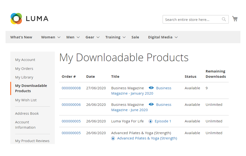 Digital Media for Magento 2 - Screenshot 3