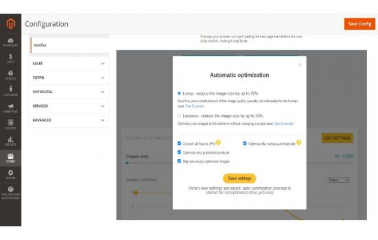 Visit Listing - Minifier for Magento 2 Minifier for Magento 2 - Screenshot 3