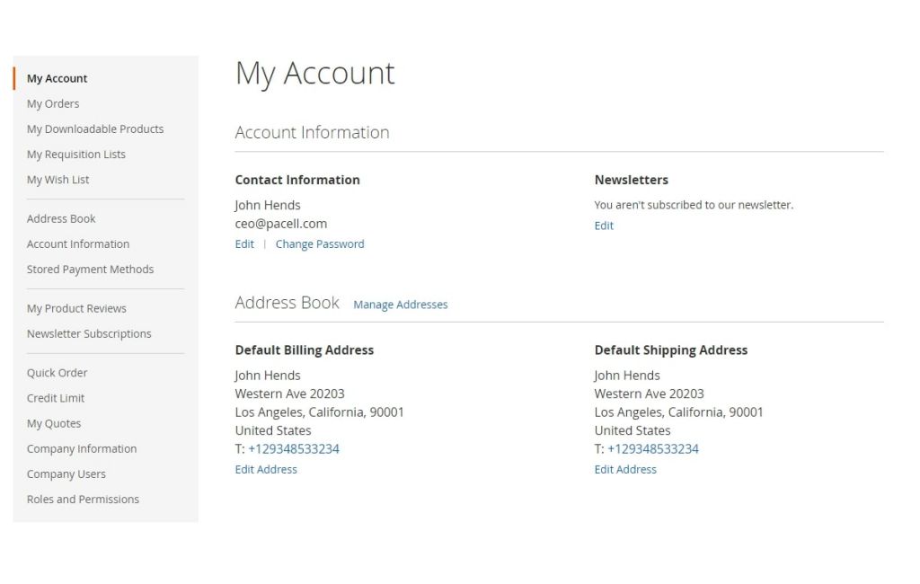 B2B Extension Suite for Magento 2 - Screenshot 4