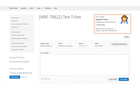Visit Listing - Help Desk Ultimate for Magento 2 Help Desk Ultimate for Magento 2 - Screenshot 3