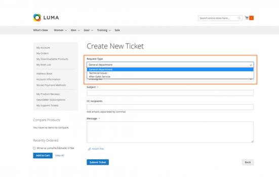 Visit Listing - Help Desk Ultimate for Magento 2 Help Desk Ultimate for Magento 2 - Screenshot 1