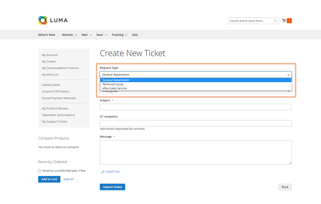 Help Desk Ultimate for Magento 2 - Screenshot 1