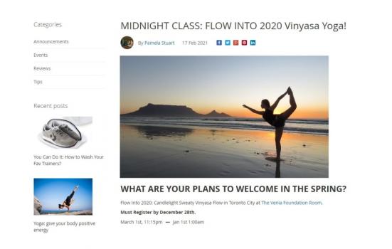 Visit Listing - Blog for Magento 2 Blog for Magento 2 - Screenshot 1