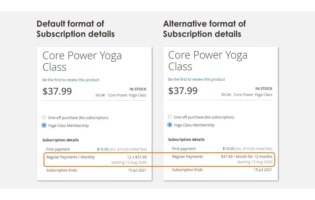 Advanced Subscription Products for Magento 2 - Screenshot 2