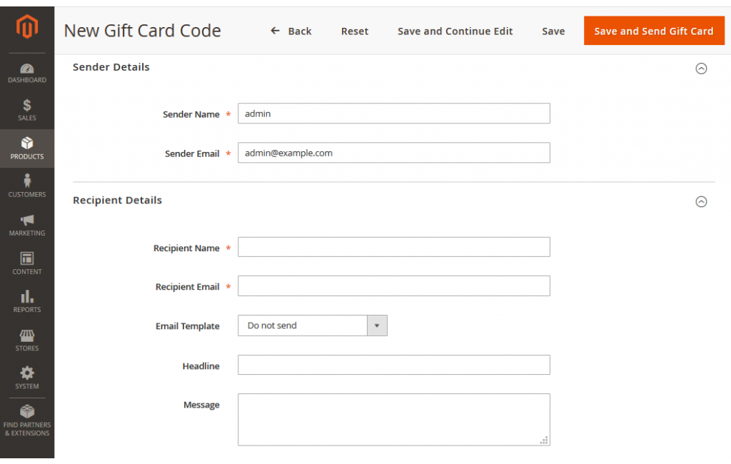 Gift Card for Magento 2 - Screenshot 3