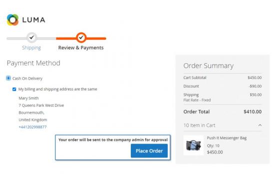 Visit Listing - B2B Company Accounts for Magento 2 B2B Company Accounts for Magento 2 - Screenshot 2