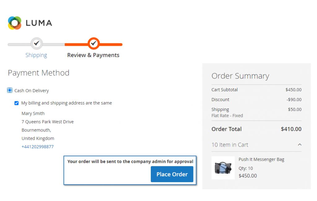 B2B Company Accounts for Magento 2 - Screenshot 2