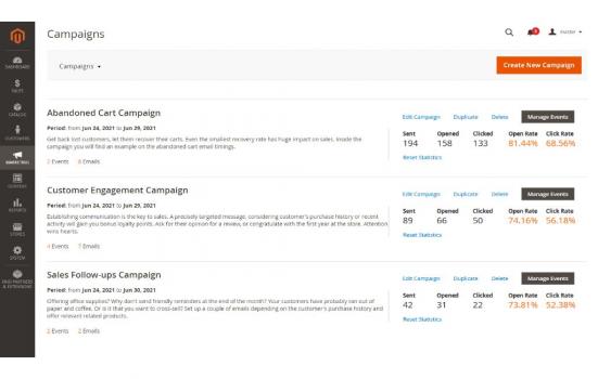 Visit Listing - Follow Up Email for Magento 2 Follow Up Email for Magento 2 - Screenshot 3