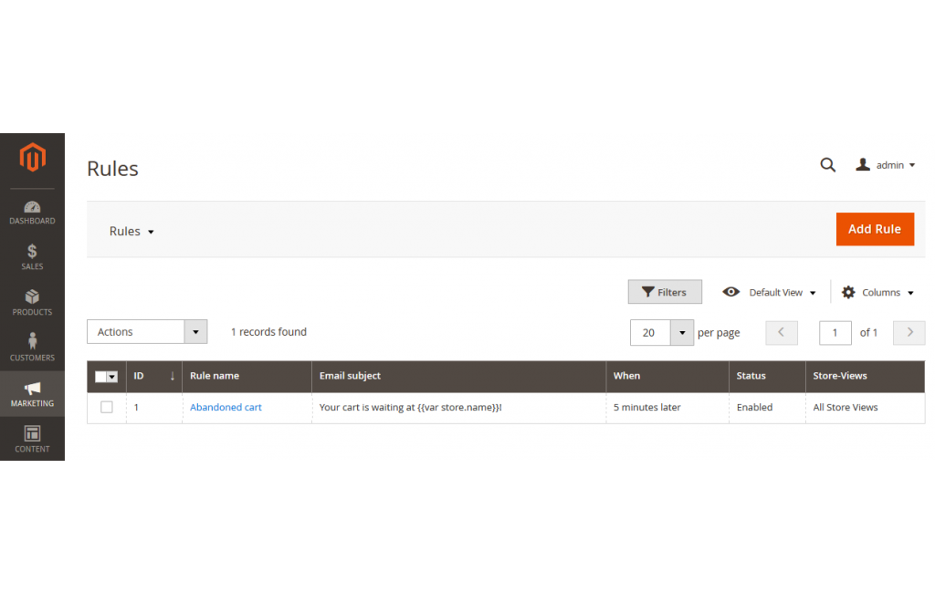 Abandoned Cart Email for Magento 2 - Screenshot 1