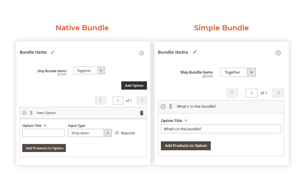 Simple Bundle Product for Magento 2 - Screenshot 1