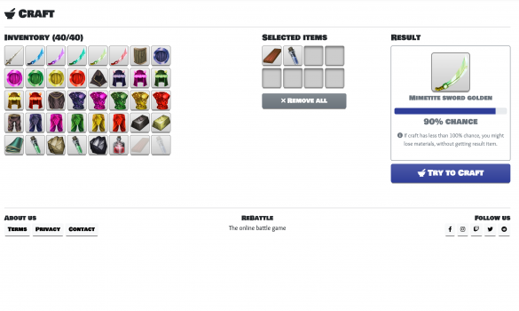 ReBattle online php game - Screenshot 4