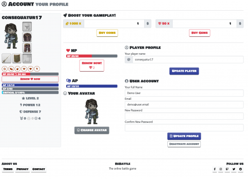 ReBattle online php game - Screenshot 8