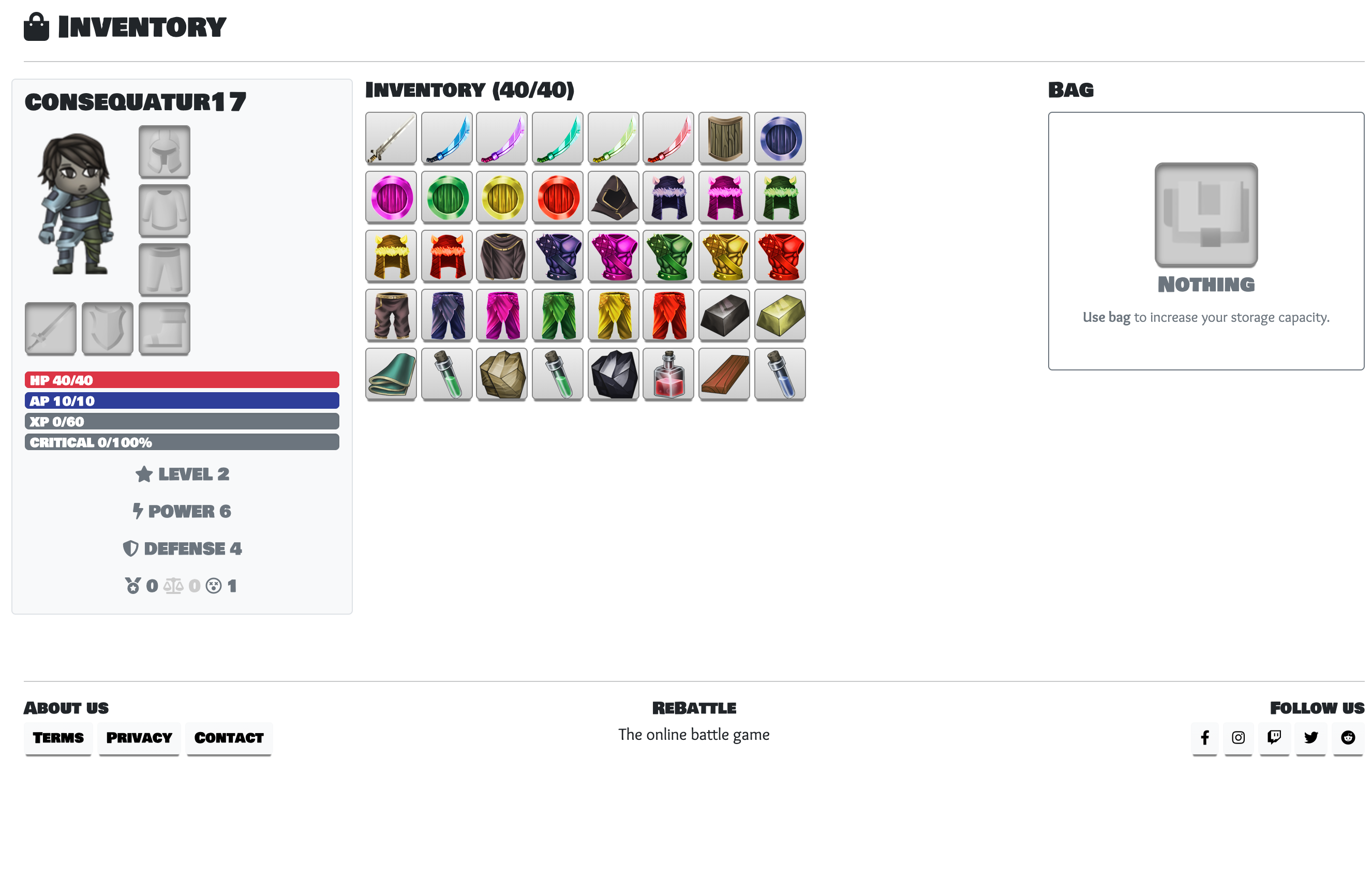 ReBattle online php game - Screenshot 1