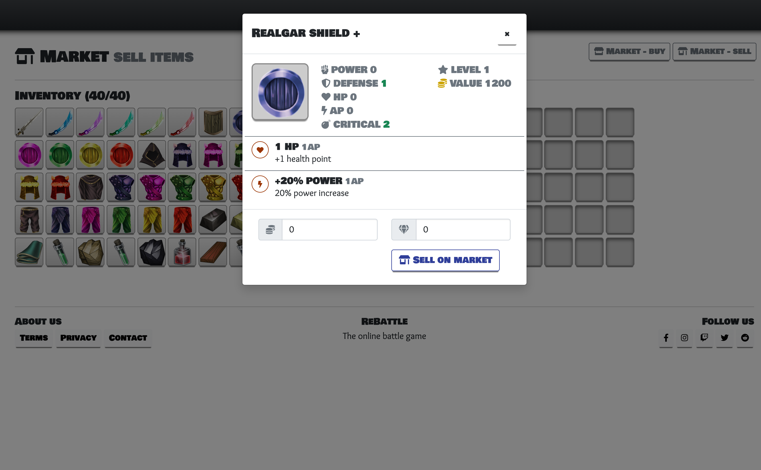 ReBattle online php game - Screenshot 7
