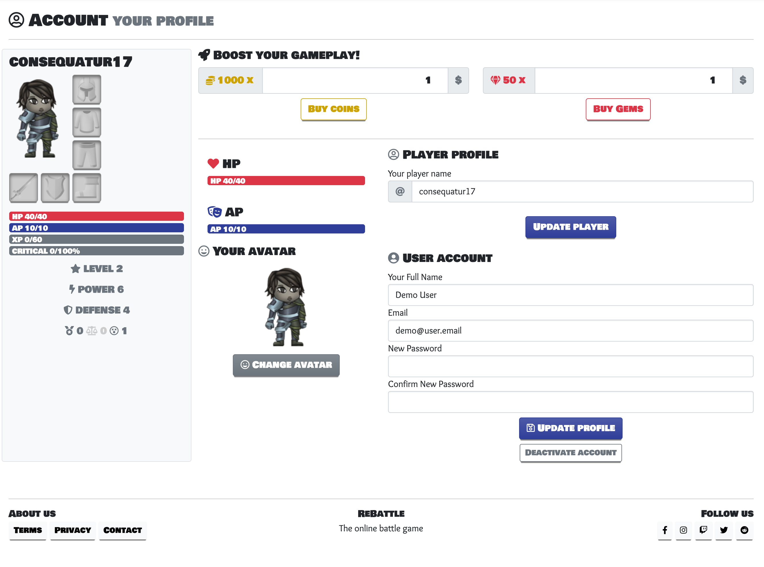 ReBattle online php game - Screenshot 9