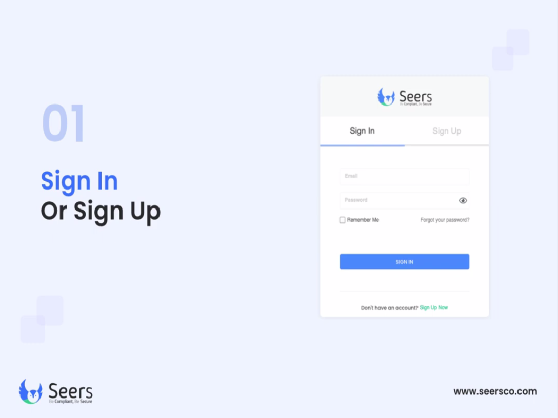 Seers Consent Management Platform - Screenshot 1
