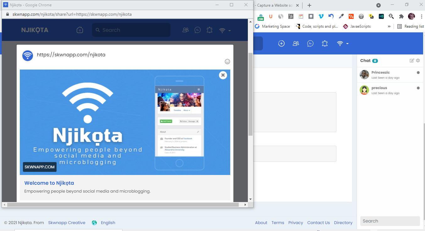 NJIKOTA Social - Screenshot 5