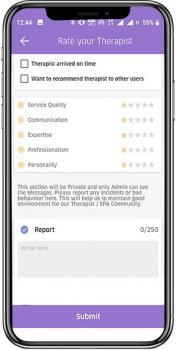 Create an on-demand Massage Service App and transform your recreational venture - Screenshot 1