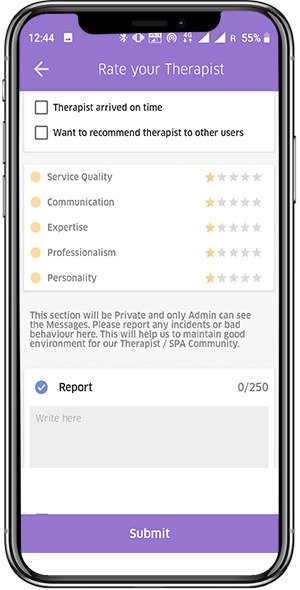 Create an on-demand Massage Service App and transform your recreational venture - Screenshot 1