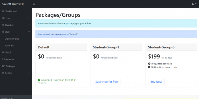 Visit Listing - Savsoft Quiz - Create and Manage Online Quiz or Exam with Proctoring Features Savsoft Quiz - Create and Manage Online Quiz or Exam with Proctoring Features - Screenshot 5