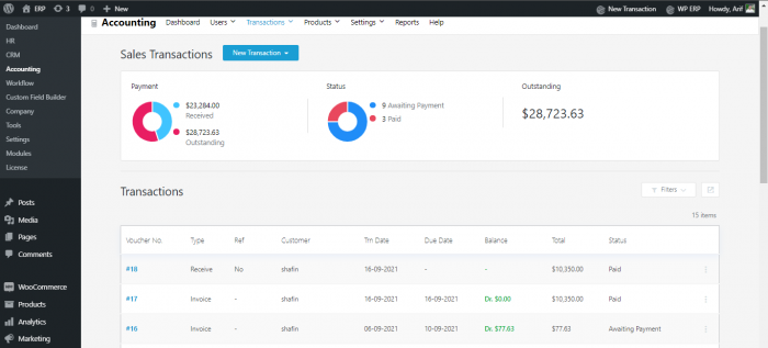 WP ERP - Screenshot 7