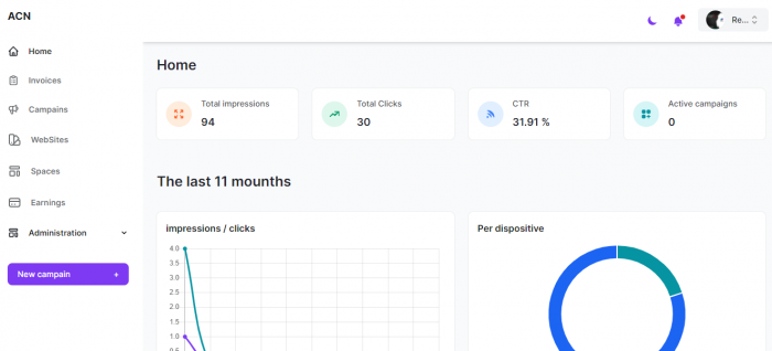 Visit Listing - AdServer - Sell Your Advertising Spaces AdServer - Sell Your Advertising Spaces - Screenshot 10