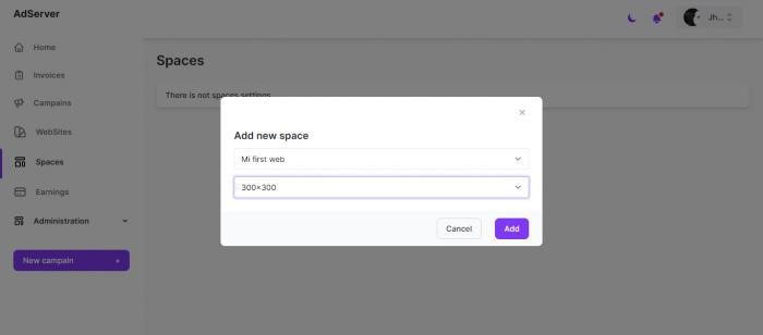 Visit Listing - AdServer - Sell Your Advertising Spaces AdServer - Sell Your Advertising Spaces - Screenshot 5