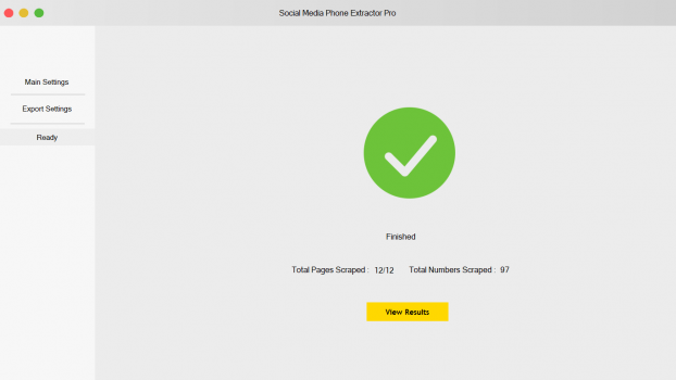 Social Media Phone Extractor Pro - Screenshot 2