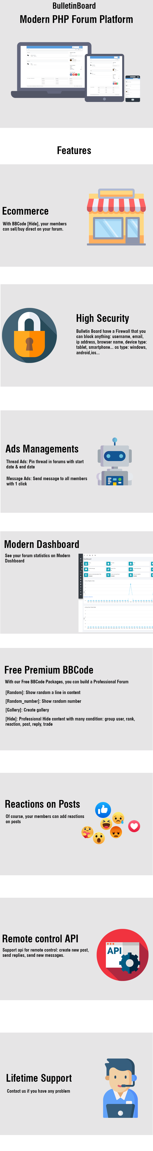 Bulletin Board - Modern PHP Forum Platform - Screenshot 1
