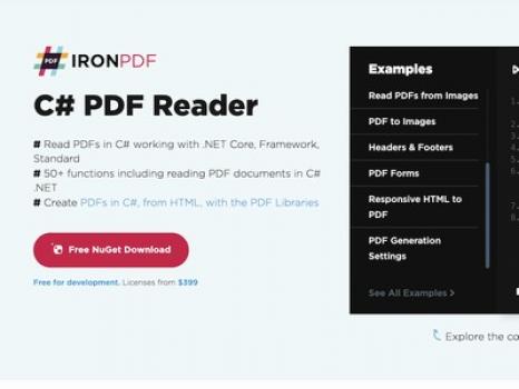 Visit Listing - C# PDF Reader C# PDF Reader - Screenshot 1