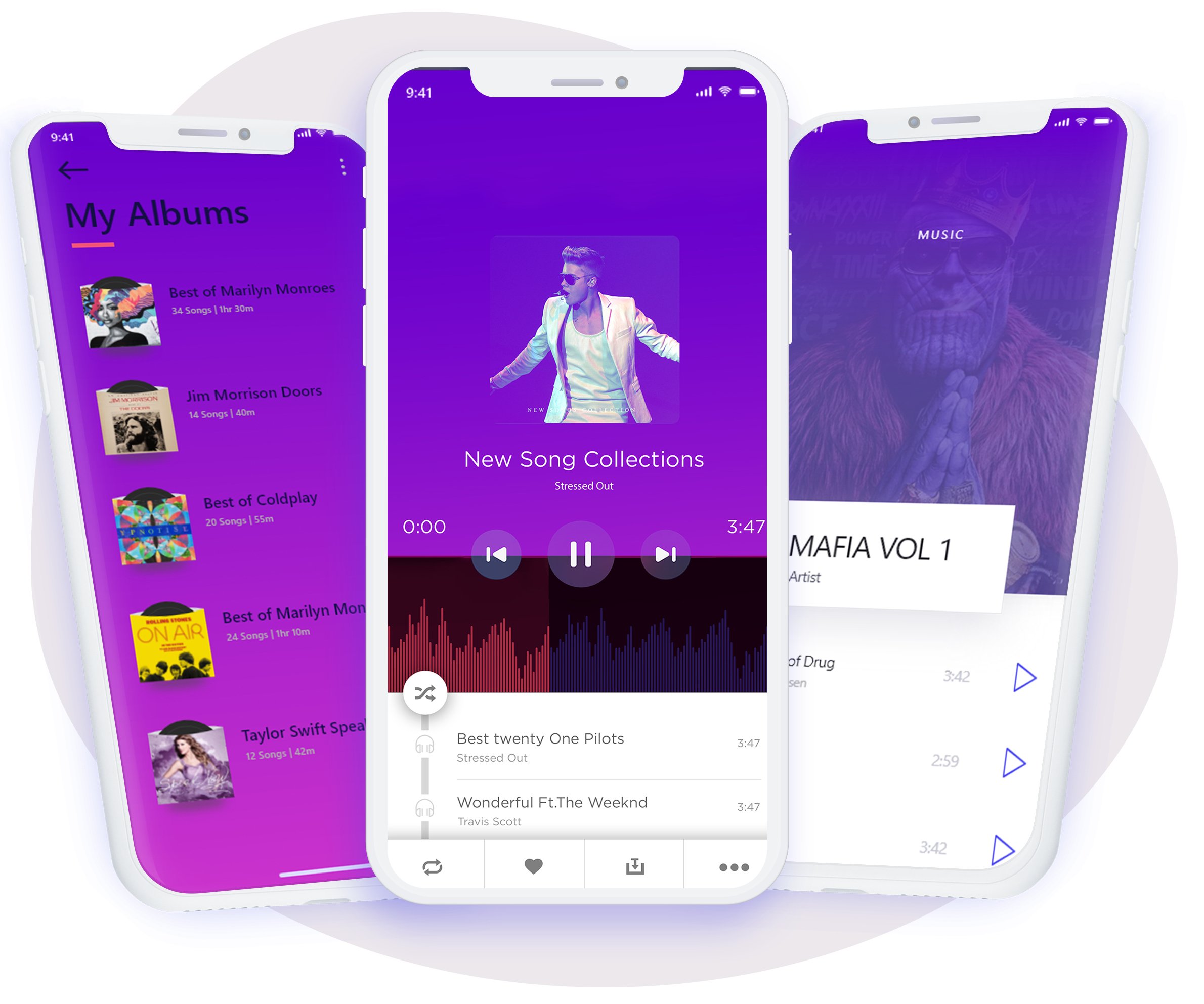 Spotify Clone App - Screenshot 1