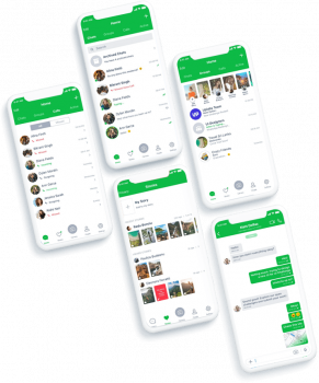 Visit Listing - WhatsApp app clone WhatsApp app clone - Screenshot 1