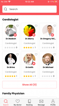 Visit Listing - Zocdoc clone - Appkodes MeetDoc Zocdoc clone - Appkodes MeetDoc - Screenshot 6