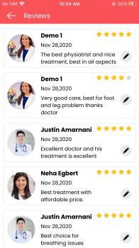 Visit Listing - Zocdoc clone - Appkodes MeetDoc Zocdoc clone - Appkodes MeetDoc - Screenshot 18