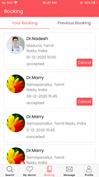 Visit Listing - Zocdoc clone - Appkodes MeetDoc Zocdoc clone - Appkodes MeetDoc - Screenshot 8