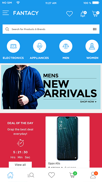 Appkodes Flipkart Clone - Fantacy - Screenshot 1