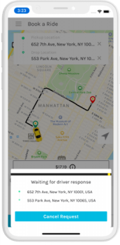 Visit Listing - HireMe Taxi App HireMe Taxi App - Screenshot 4