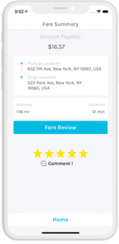 Visit Listing - HireMe Taxi App HireMe Taxi App - Screenshot 7