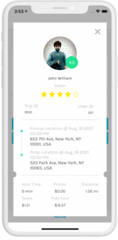 Visit Listing - HireMe Taxi App HireMe Taxi App - Screenshot 6