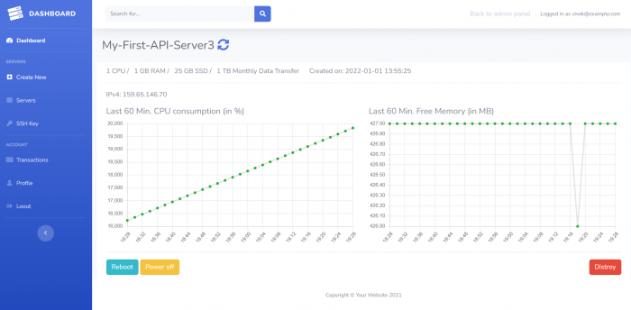 jotjpn - Cloud Hosting (DigitalOcean Clone) - Screenshot 4